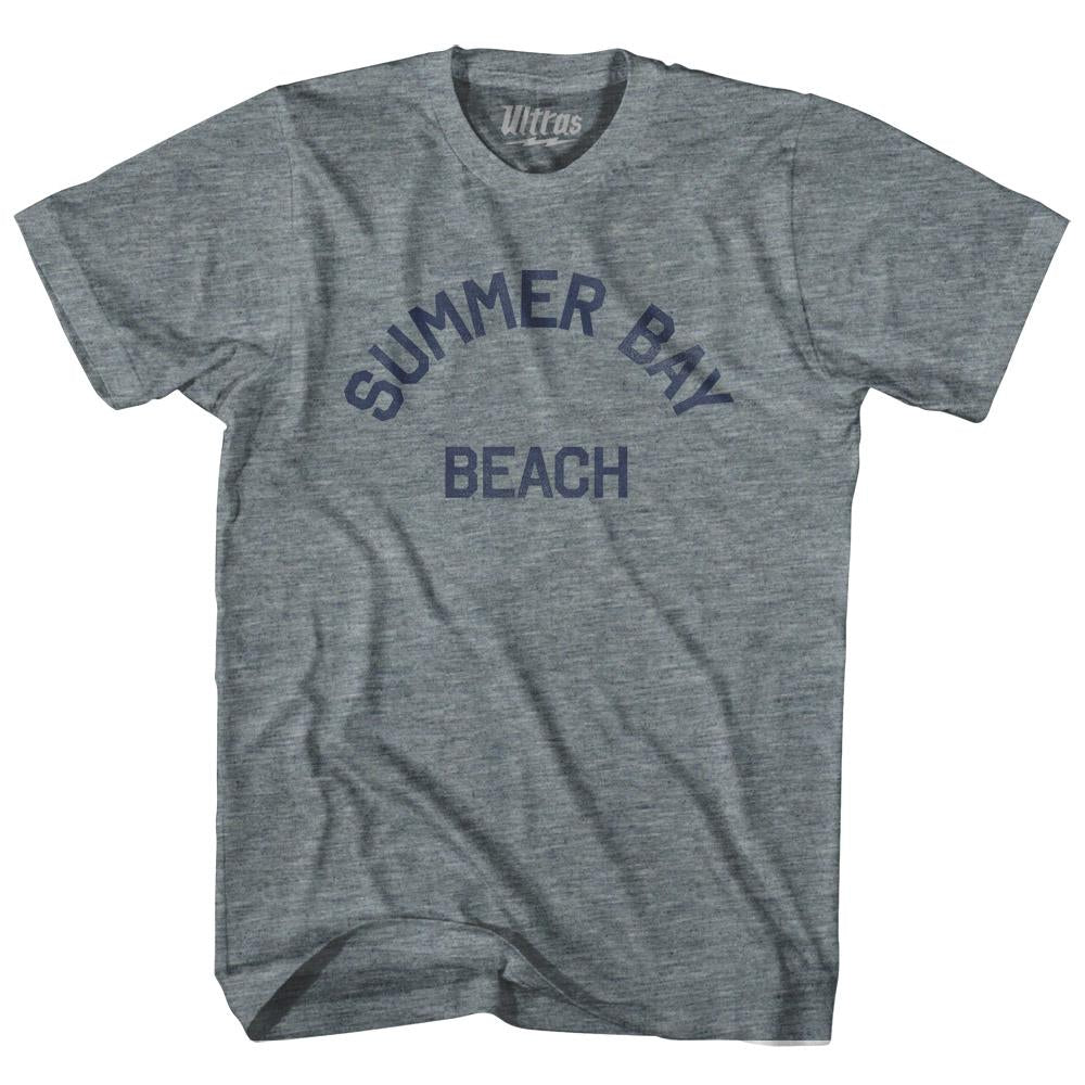 Alaska Summer Bay Beach Youth Tri-Blend Vintage T-shirt