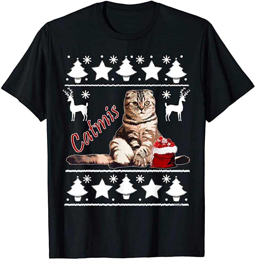 Catmis! Funny Cat Parent – Merry Holiday Ugly Christmas T-Shirt