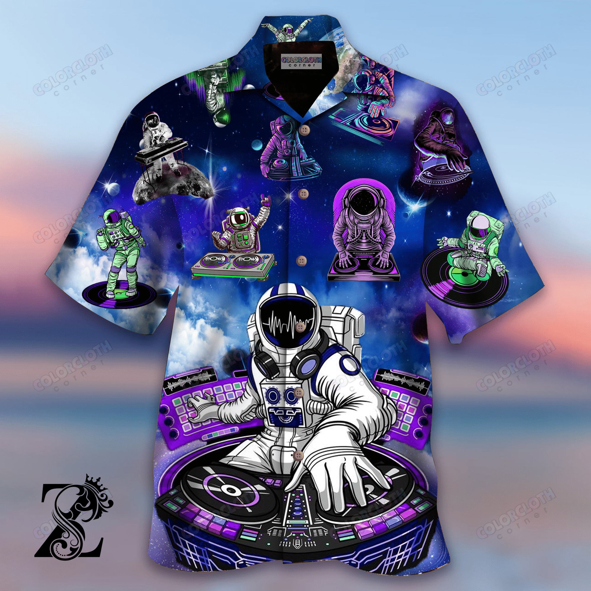 Astronaut Is The Best Dj Unisex Hawaiian Shirt Tv040385