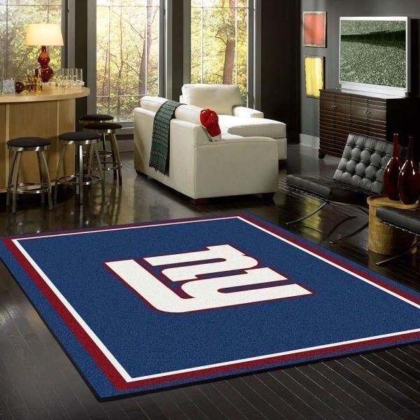 New York Giants Area Rug Team Spirit Football Living Room Carpet Home Floor Decor 281110