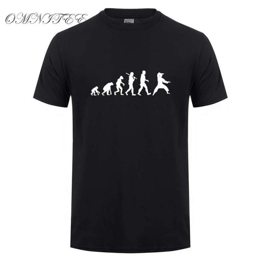 Men’s fashion T-shirt Evolution Tai Chi T Shirts Men Printed Short Sleeve Cotton O-neck Fashion Evolution T-shirts Tops European size S-XXXL