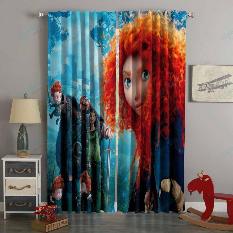 3D Printed Brave Style Custom Living Room Curtains