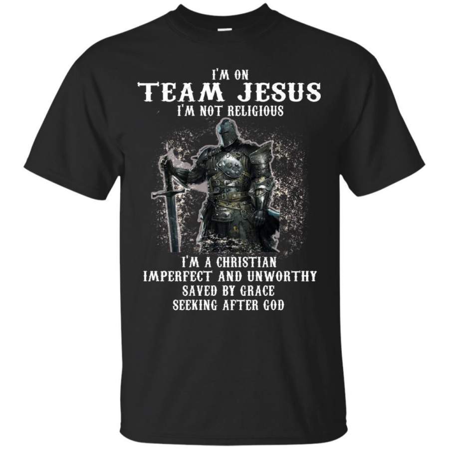 AGR I’m On Team Jesus I’m Not Religious I’m A Christian TShirt