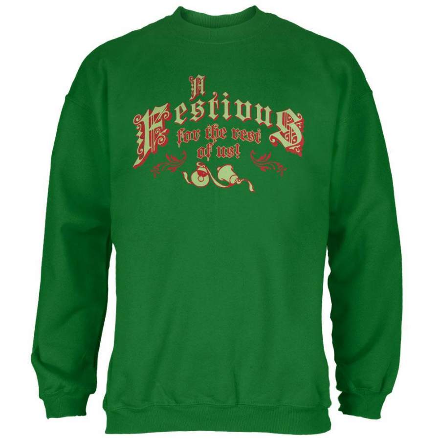 Seinfeld – Festivus Ugly Christmas Sweater Mens Crewneck Sweatshirt