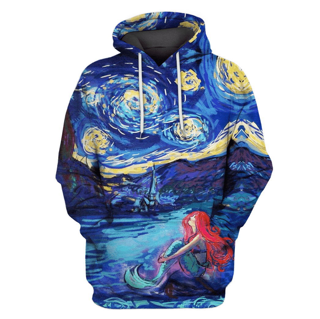 Vincent Van Gogh Starry Night Hoodies – T-Shirts – Zip Hoodies Apparel