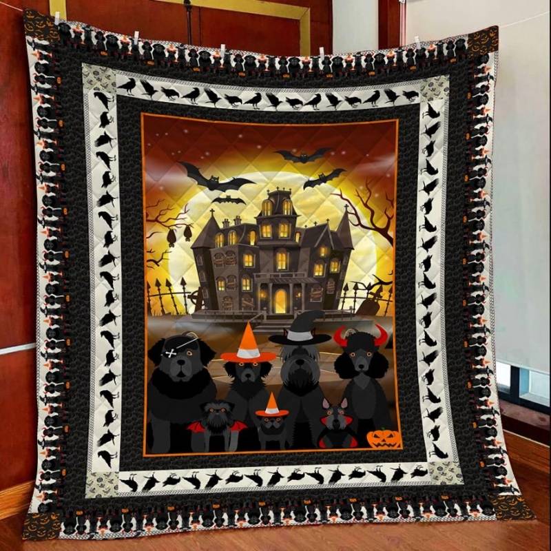 Dog Halloween Night TY3108 – Quilt Blanket