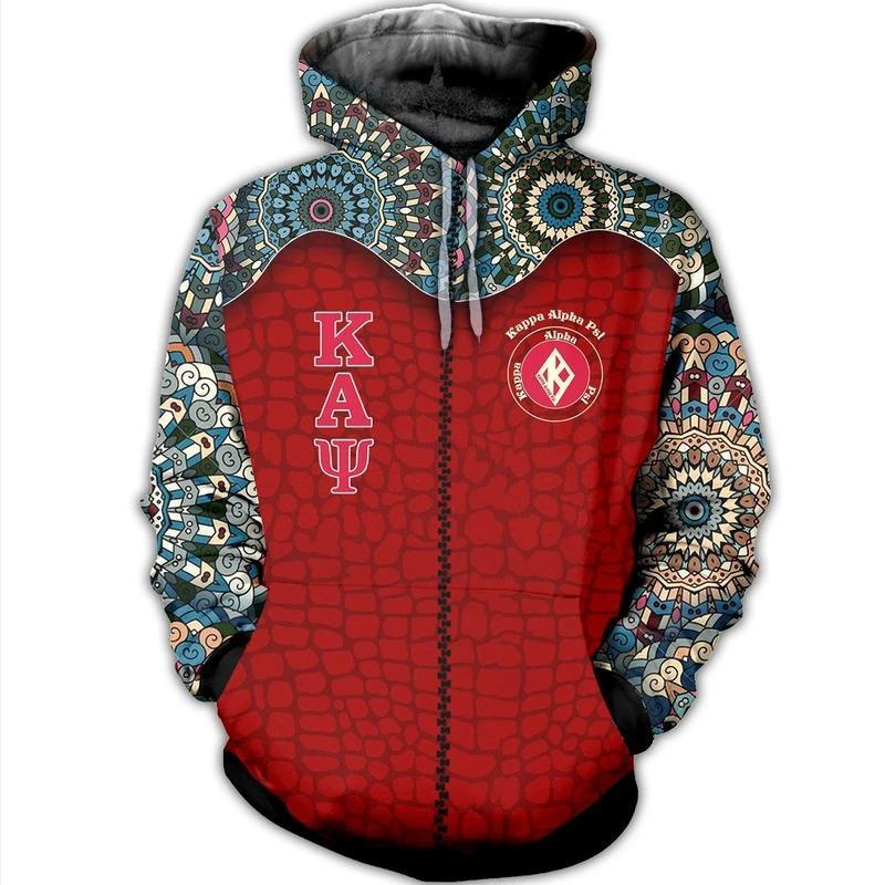 Greek Life Hoodie – Floral Kappa Alpha Psi Zip Hoodie