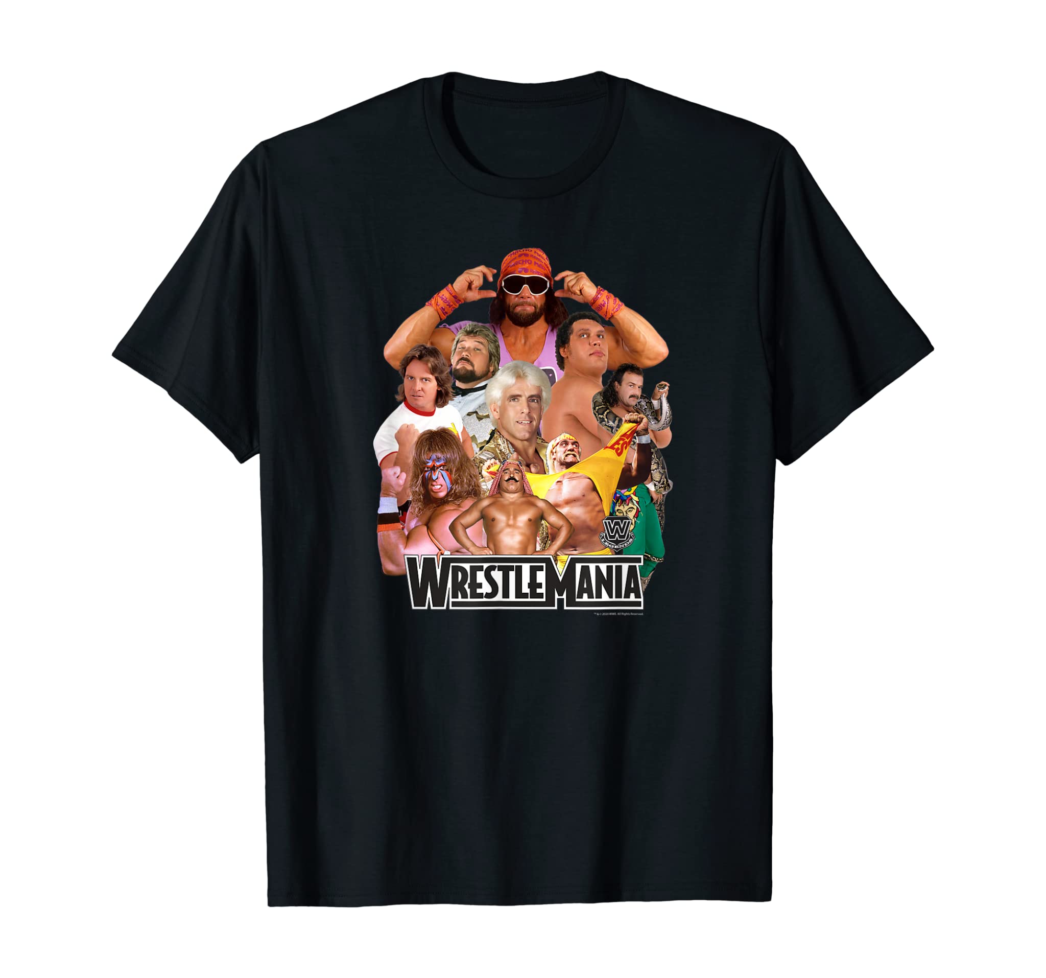 Wwe Wrestlemania Collage T-Shirt