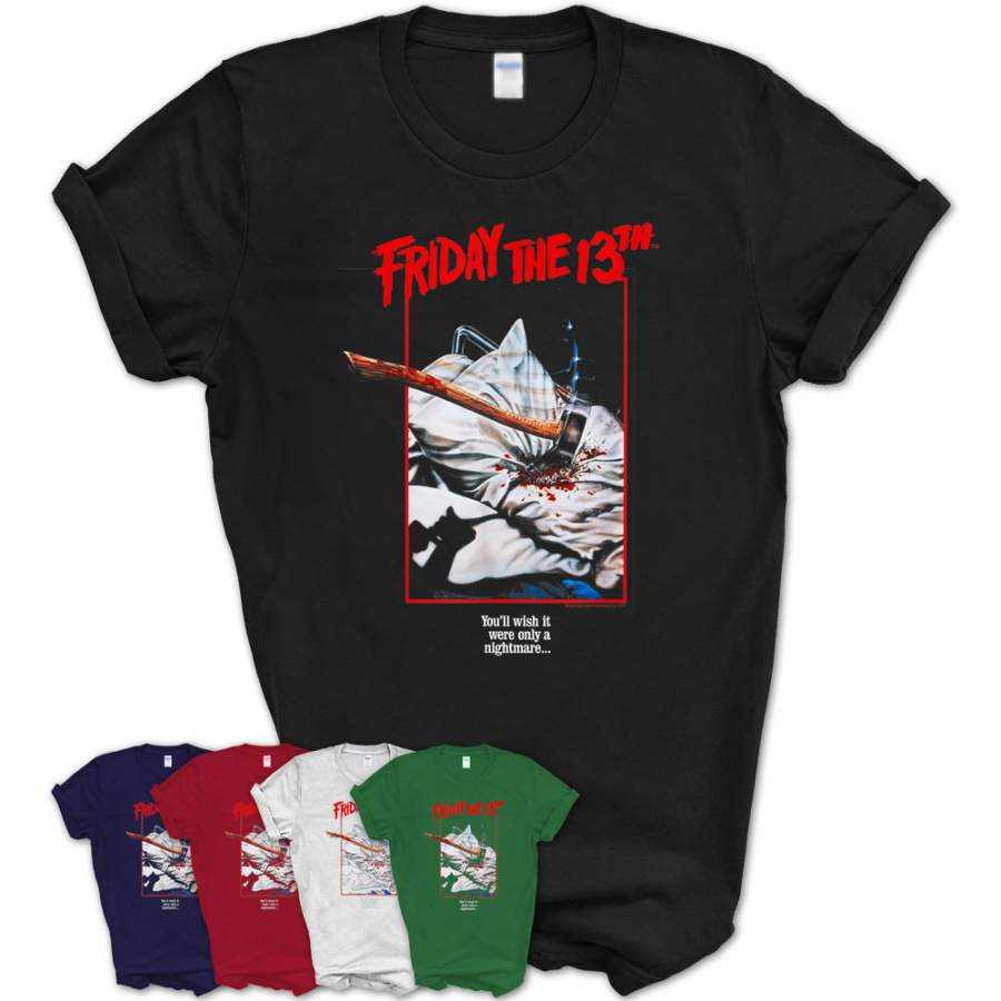 Friday The 13Th Axe Poster T Shirt T-Shirt – Teezou Store