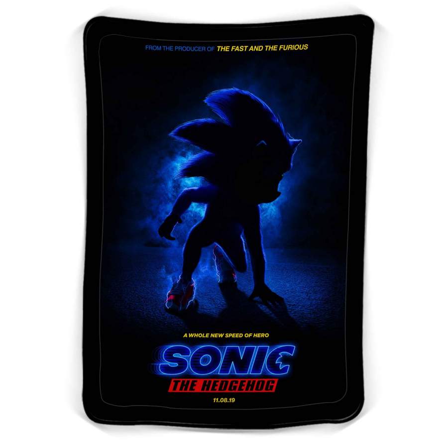 Sonic The Hedgehog Movie Fleece Blanket