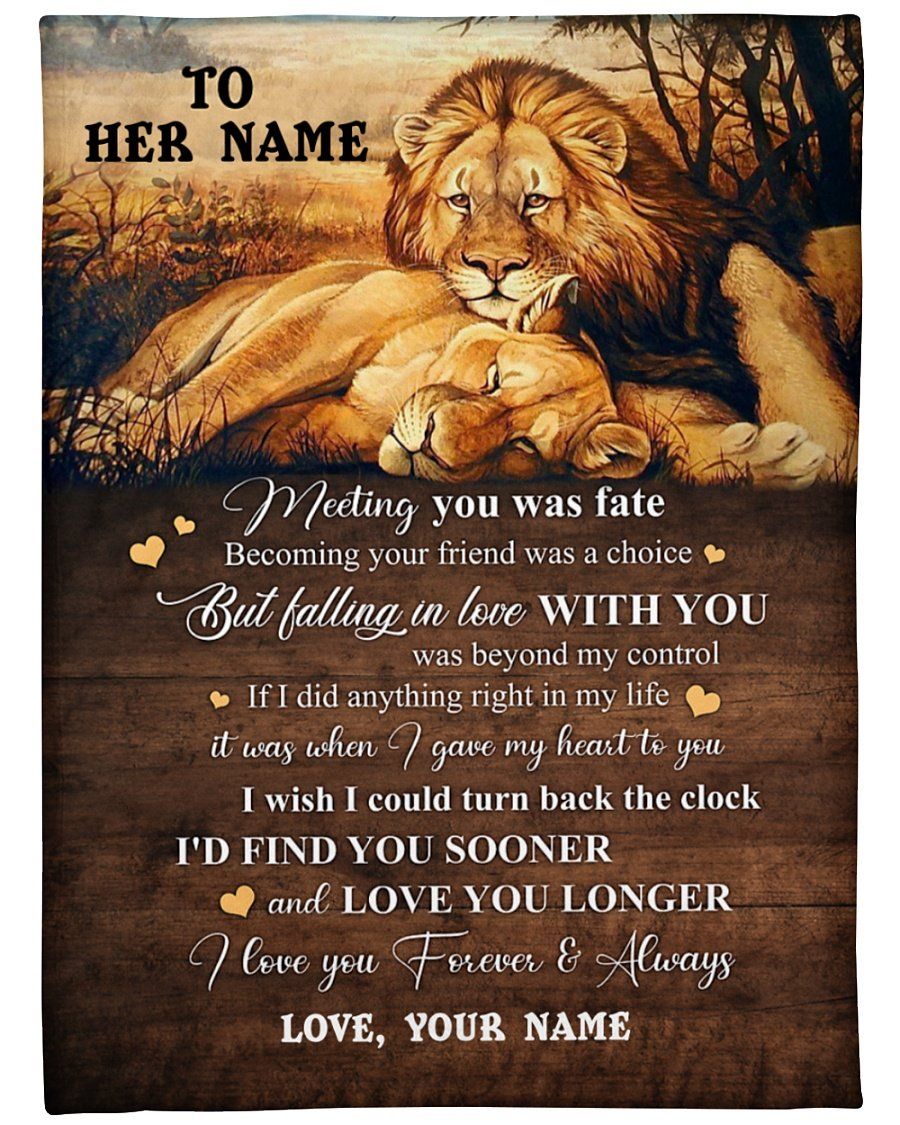 [Personalized Name] Lion I’D Find You Sooner Fleece Blanket, Sherpa Blanket, Gift For Parent, Family Member, Friends Gift, Christmas Gift, Home Decor, Home Living