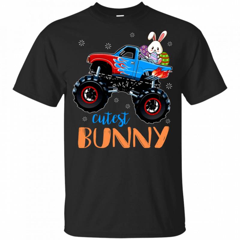 Cutest Bunny With Truck Easter Kid T-shirt TT04