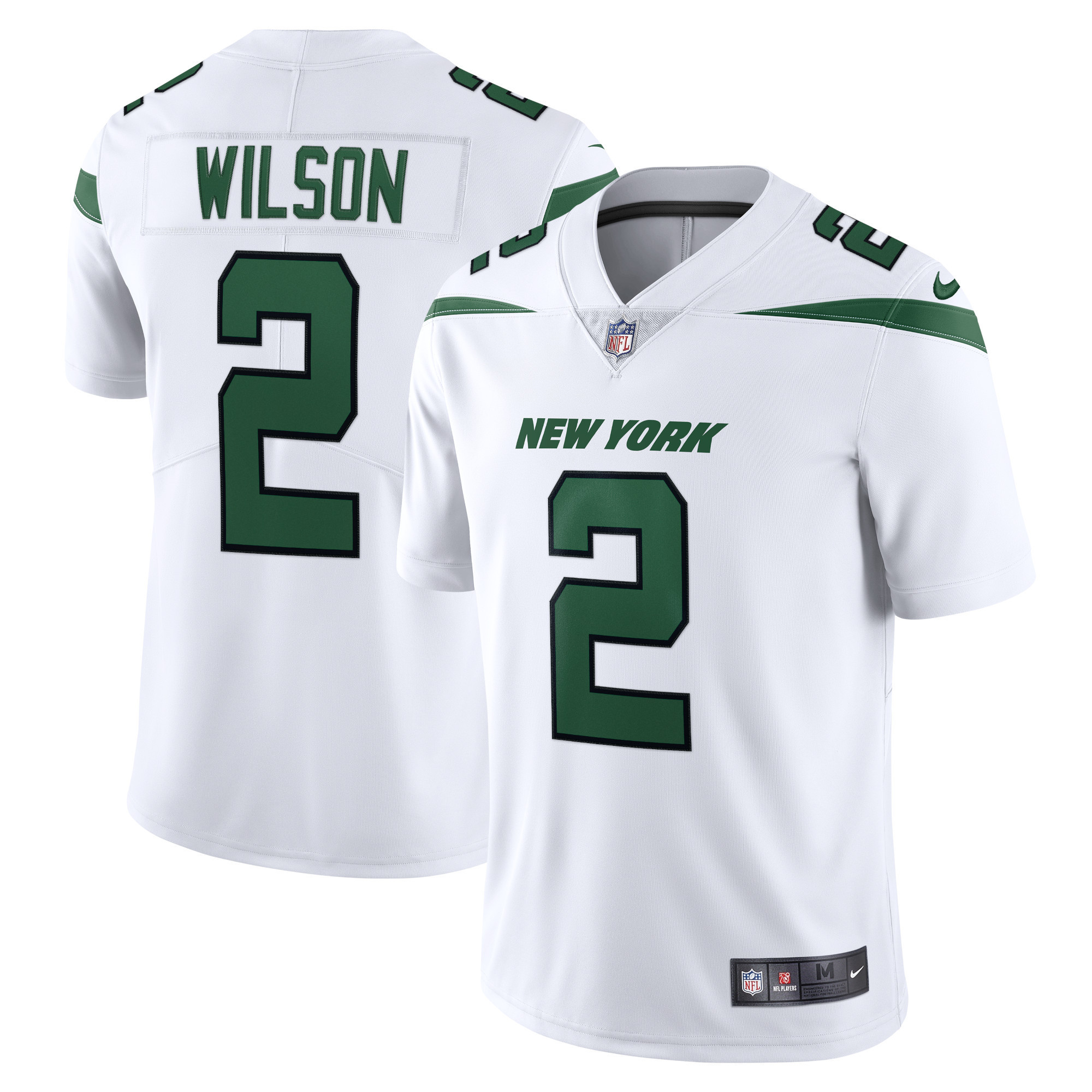 Zach Wilson New York Jets Vapor Limited Jersey – Spotlight White NFL