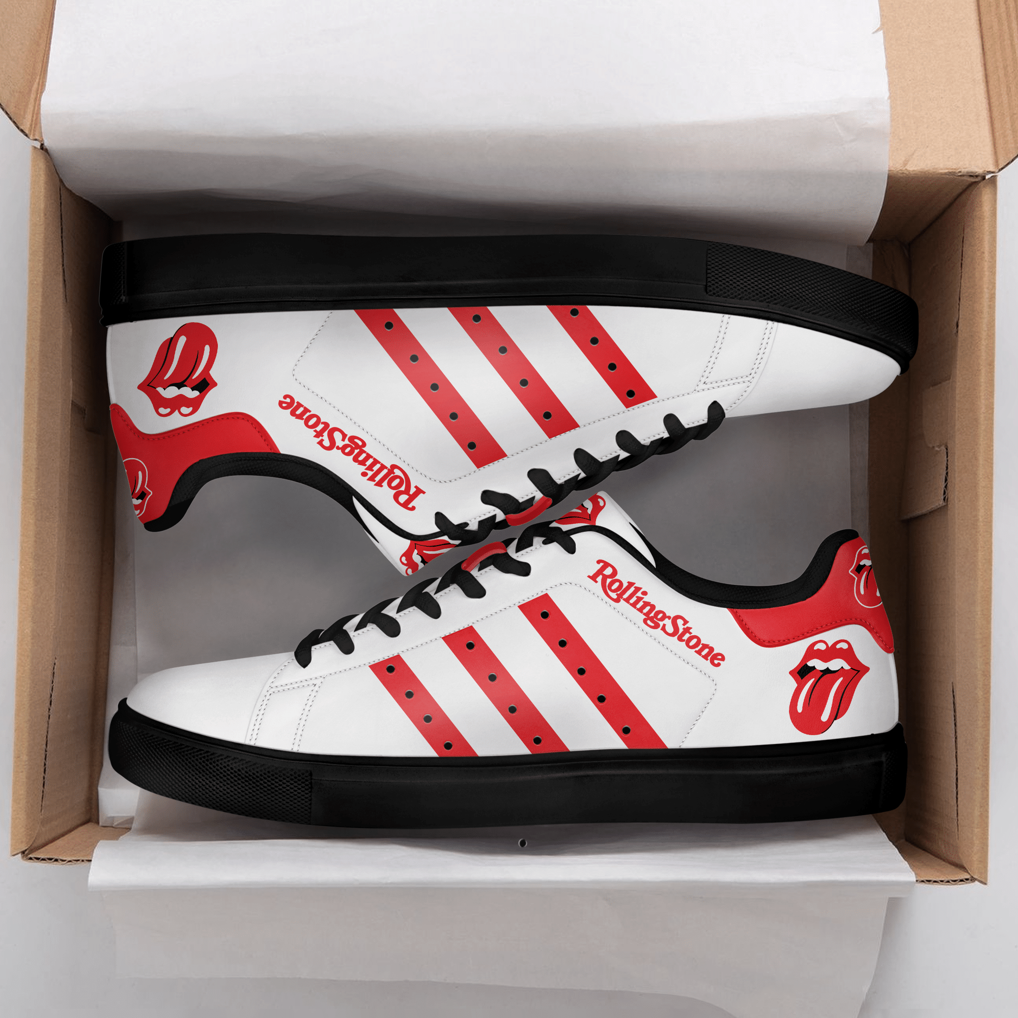 Rolling Stones Low Top Shoes V22