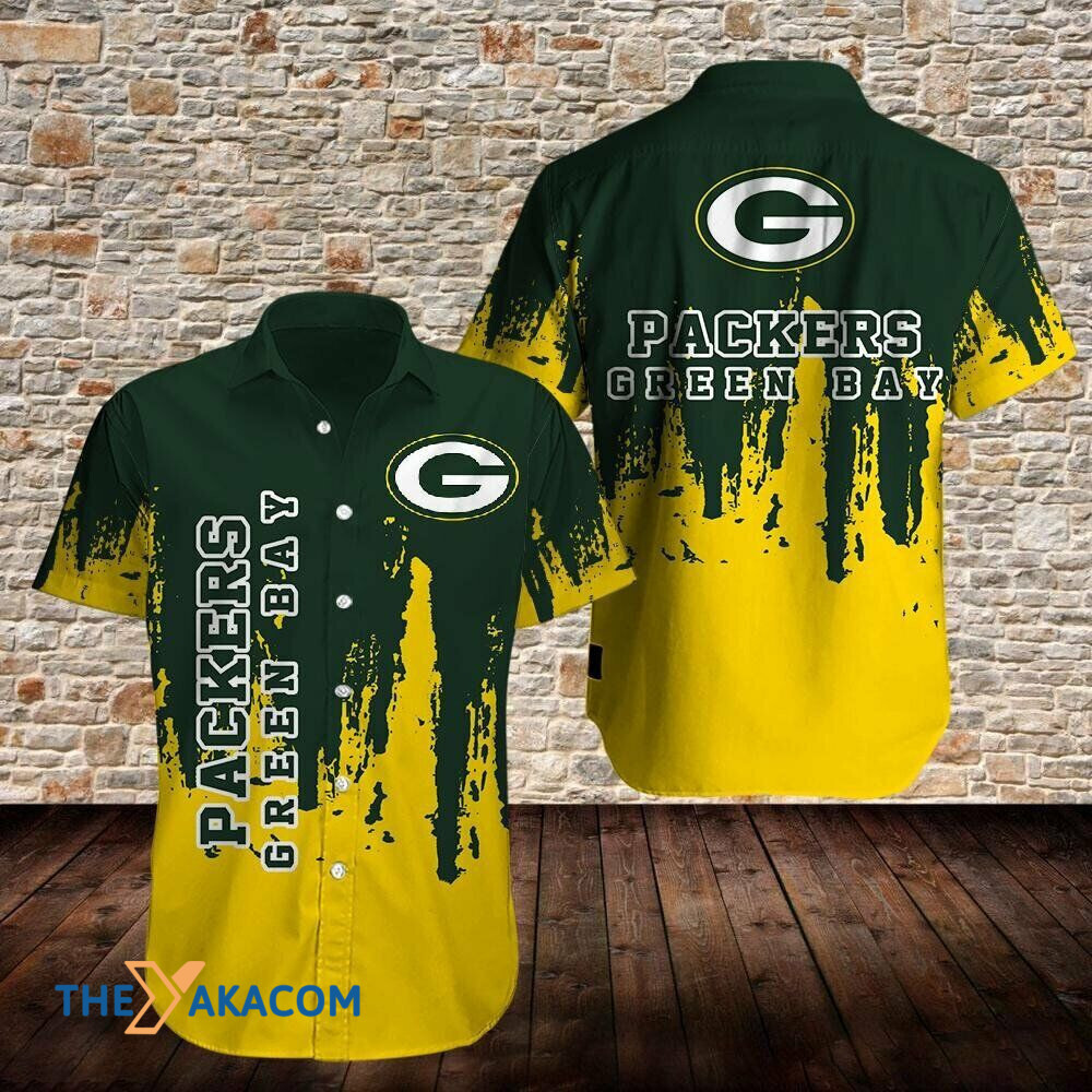 Green Bay Packers Two Tone Gift Nfl For Fan Short Sleeve Hawaii Shirt Ha10715