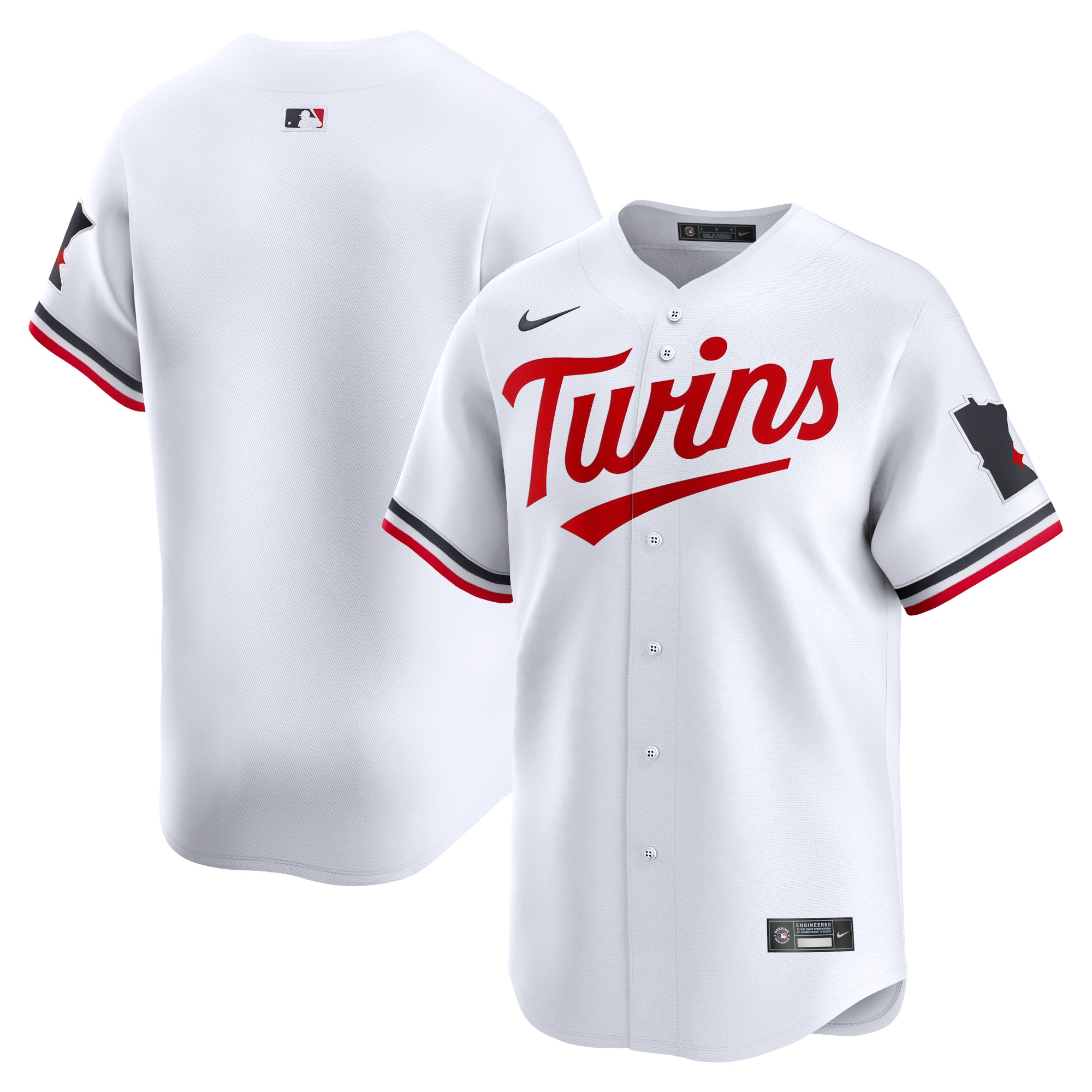 Minnesota Twins Youth Home Limited Jersey – White