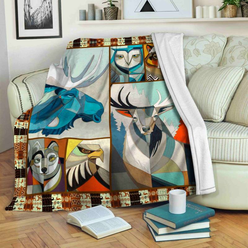 Animal JQQ150 Fleece Blanket