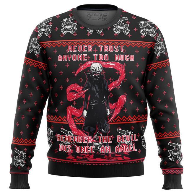 TOKYO GHOUL TRUST PREMIUM UGLY CHRISTMAS SWEATER – AMAZING GIFT IDEA – THANKSGIVING GIFT