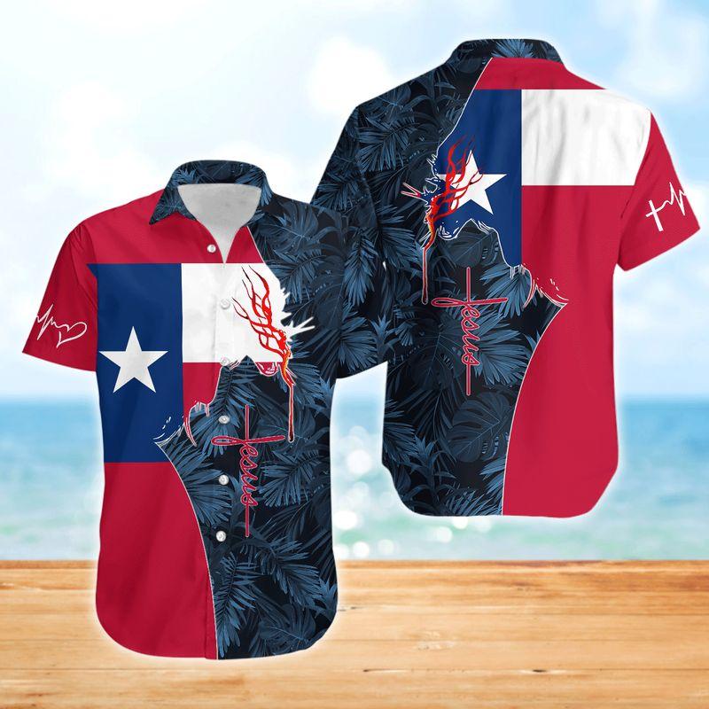 Jesus Texas Hawaiian Shirt
