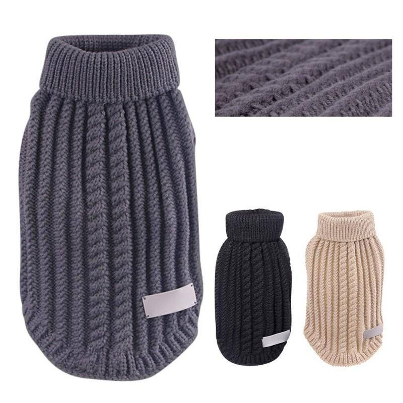 Small Dog Clothes Sweaters Turtleneck Knitwear Pet Sweaters Puppy Pajamas Chihuahua Knitwear Costume Christmas gift 2020