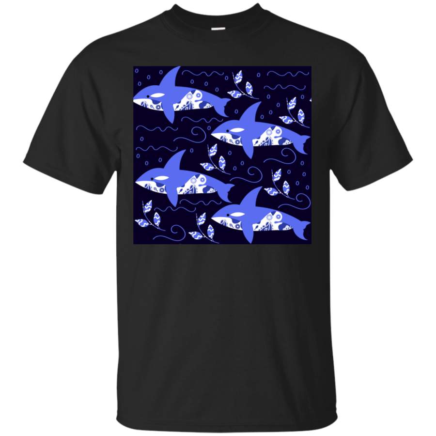 BUBBLES – Whale killer pattern T Shirt & Hoodie