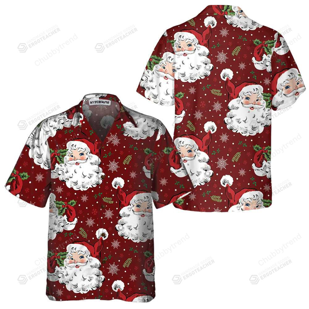 Red Santa Cozy Christmas Hawaii Shirt Ha89048