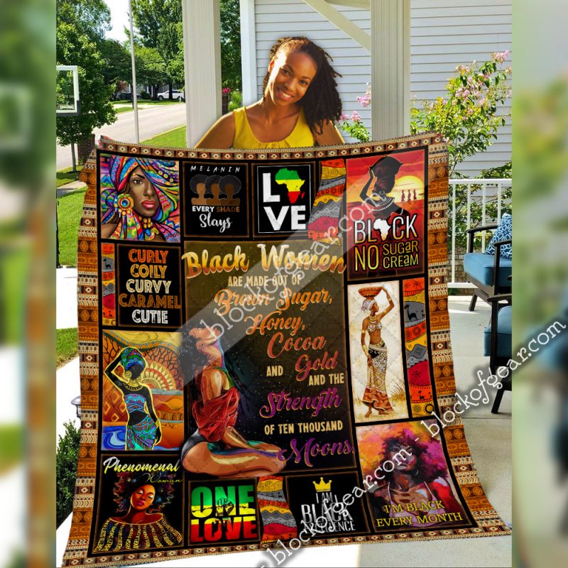 To My Daughter Love Mother Black Woman Melanin, African American Premium Quilt Blanket Size Throw, Twin, Queen, King, Super King