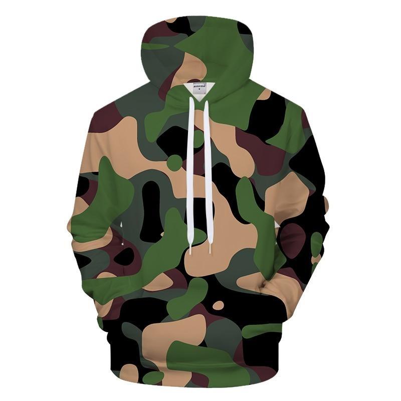 Green Camo Hoodie