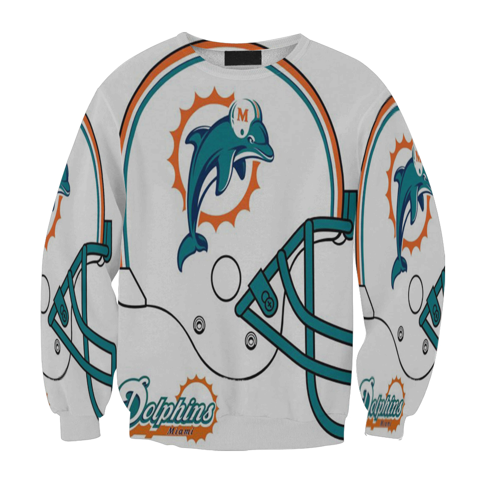 Miami Dolphins Helmet 1 Gift For Fan 3D Full Printing Sweatshirt