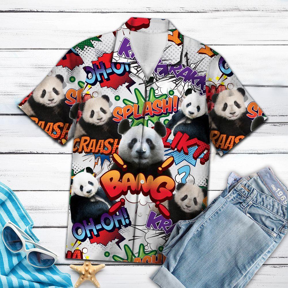 Panda Pop Art Hawaii Shirt For Hawaii Aloha Ha44760