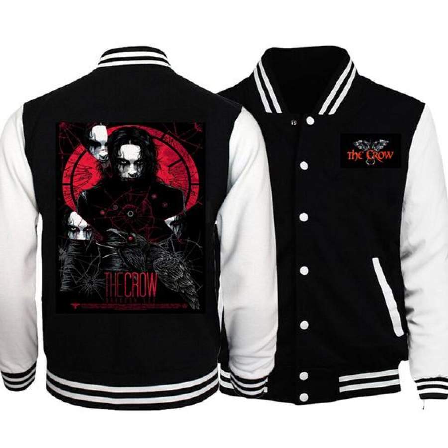 The Crow and Eric Draven Baseball Jacket Sweatshirt T-Shirt