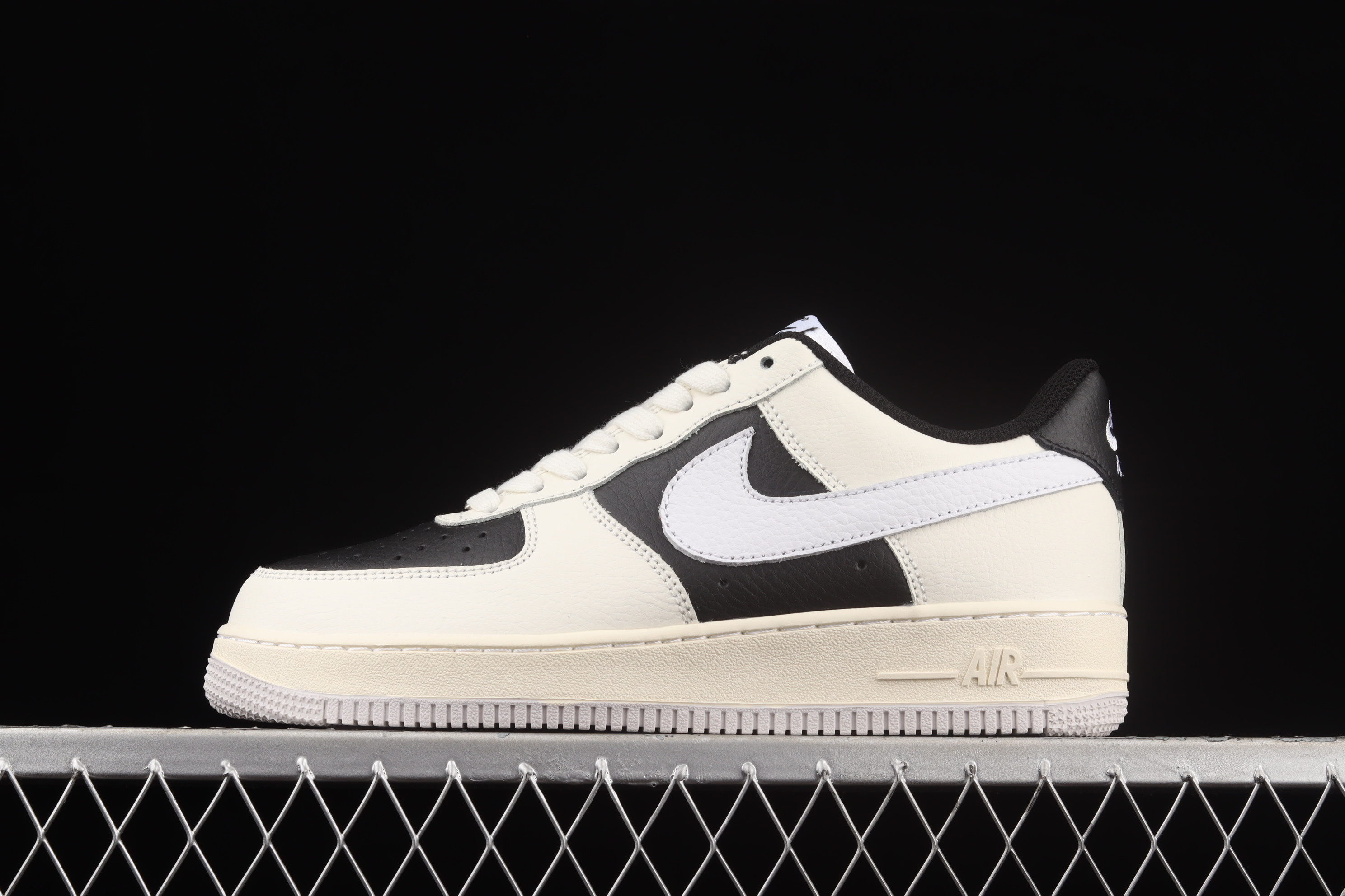 Nike Air Force 1 Low Black And White Shoes Sneakers SNK355381133