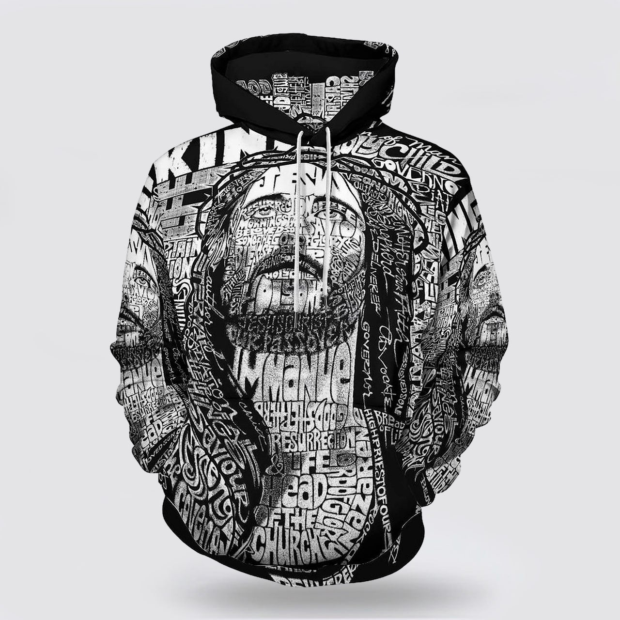 Jesus Christ Name 3D Hoodies For Women Men Christian Apparel Hoodies
