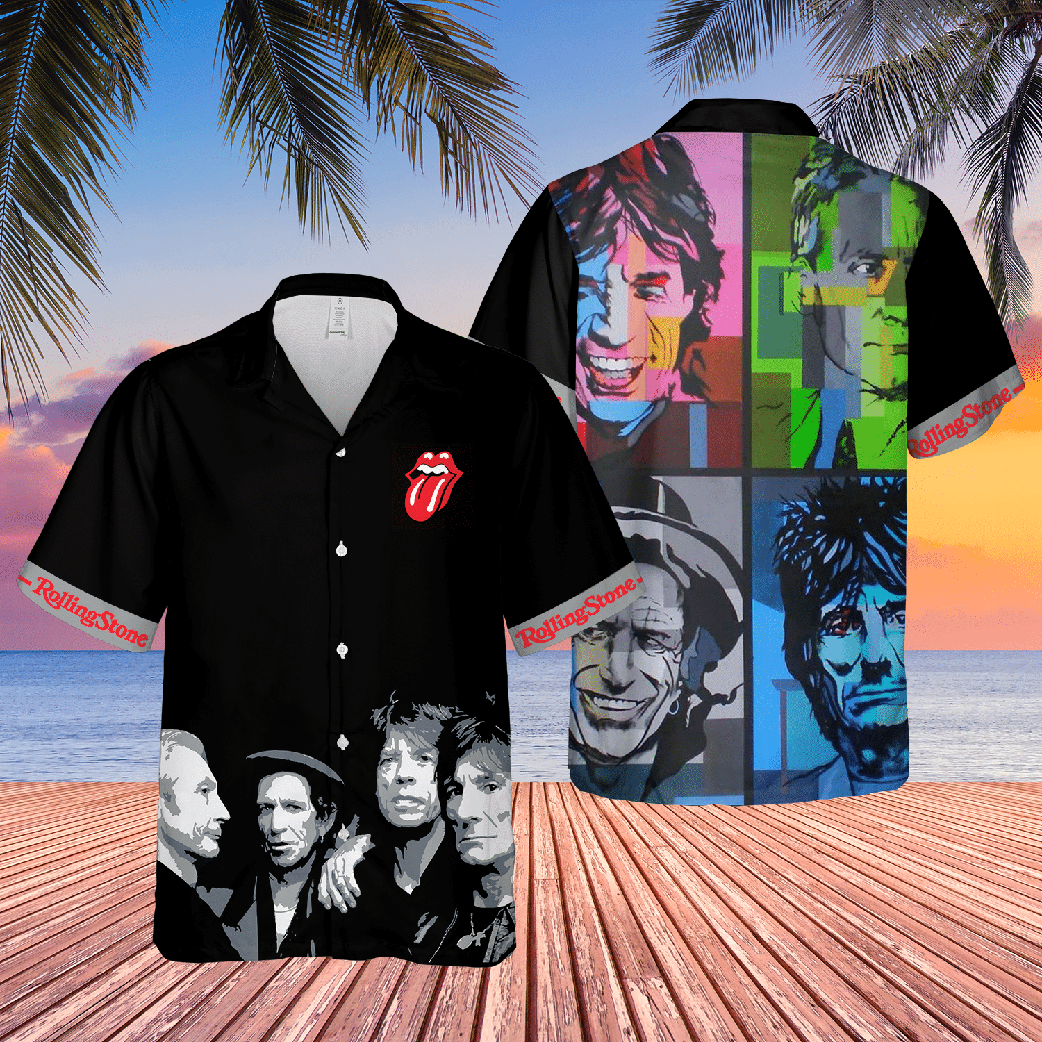 The Rolling Stones Rock Roll Legend Hawaii Shirt Ha76017