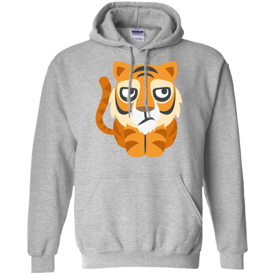 Bored Tiger Emoji Hoodie