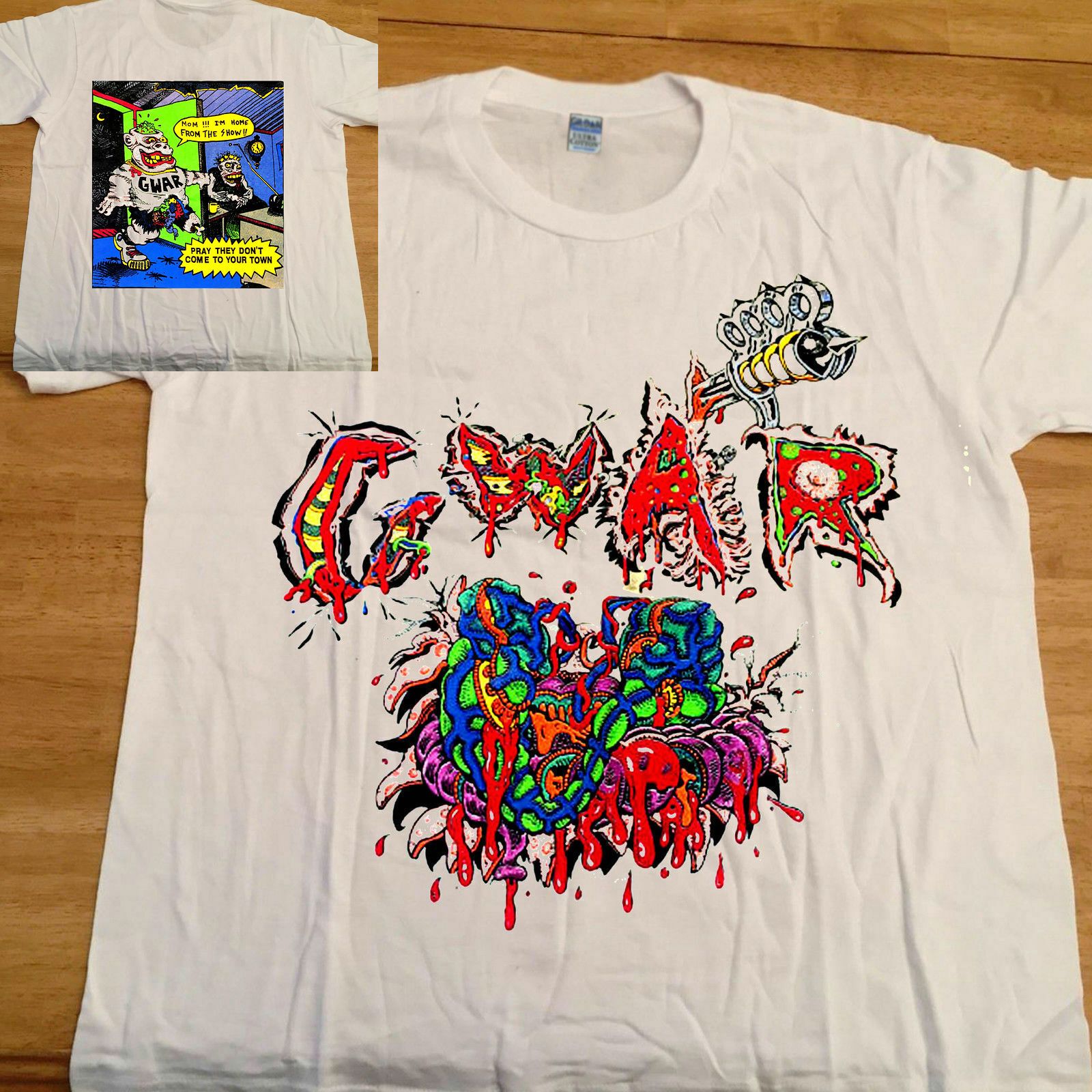 Vtg 1980’s Gwar Black T-Shirt