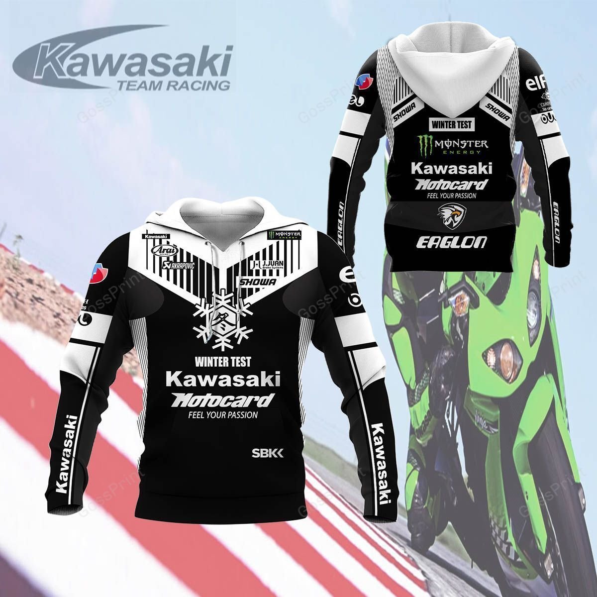 3D ALL OVER KAWASAKI SHIRT VER 14