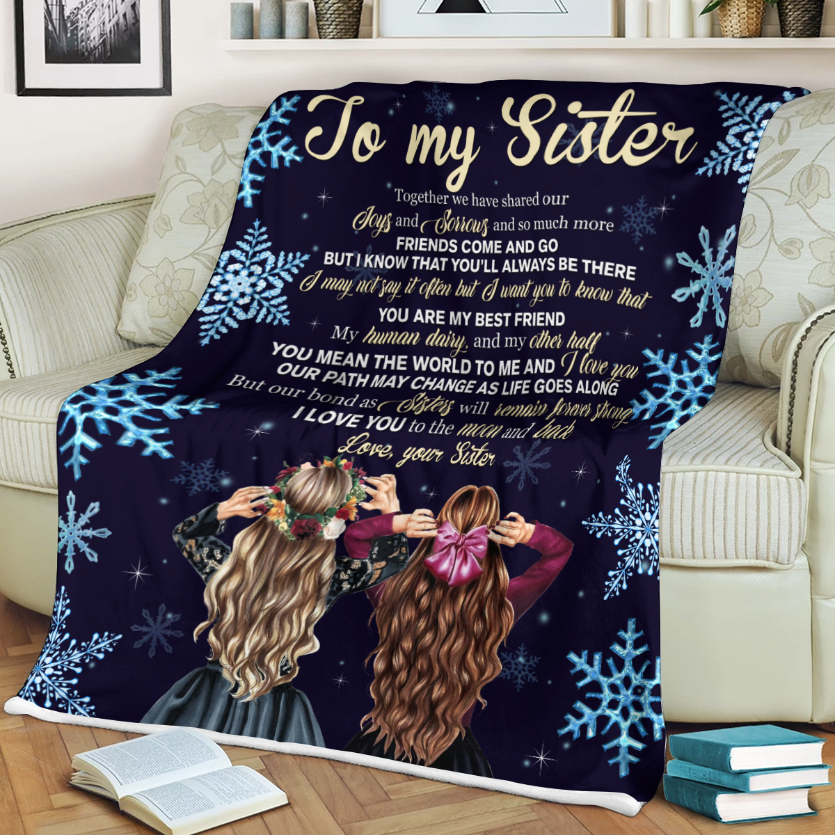 To My Sister Blanket