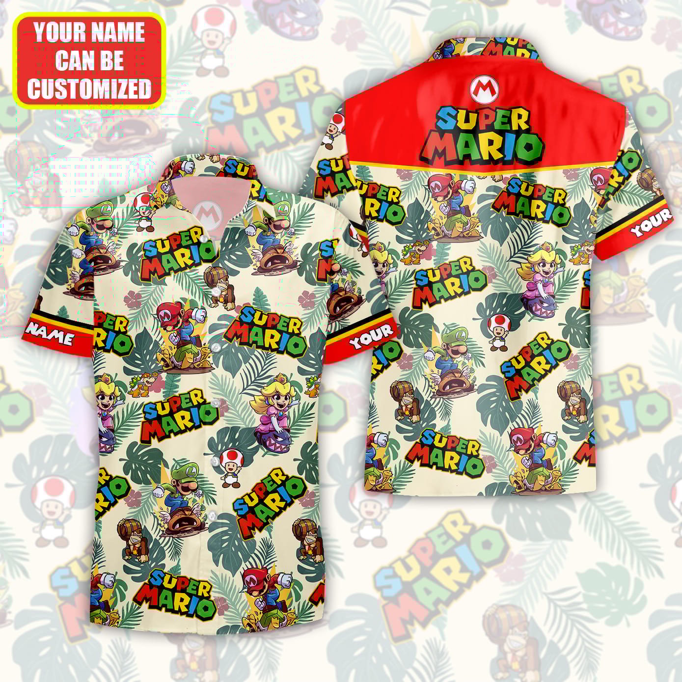 Personalized Name Sm Tropical Hawaii Shirt S230601