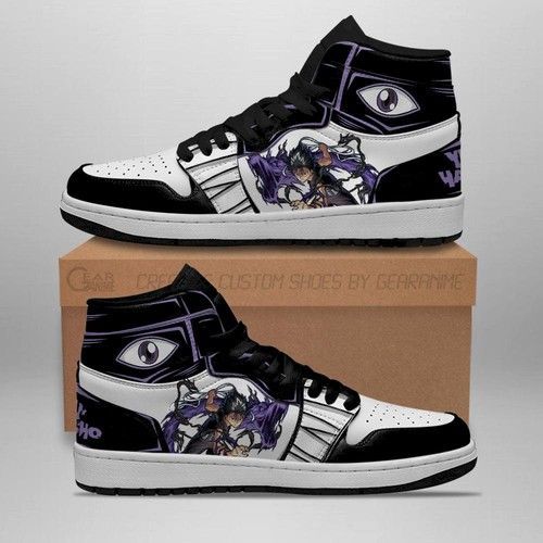 Yu Yu Hakusho Shoes Hiei Jordan Sneakers High Top Anime Shoes Jordan Sneaker