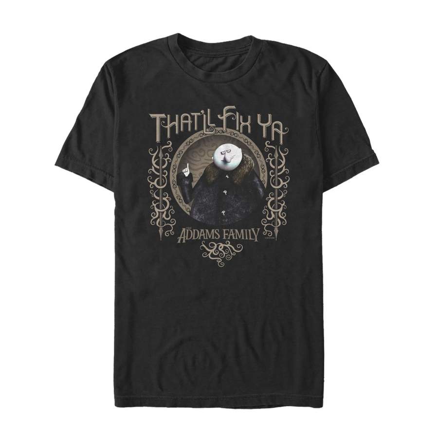 Addams Family Men’s Uncle Fester That’ll Fix Ya  T Shirt