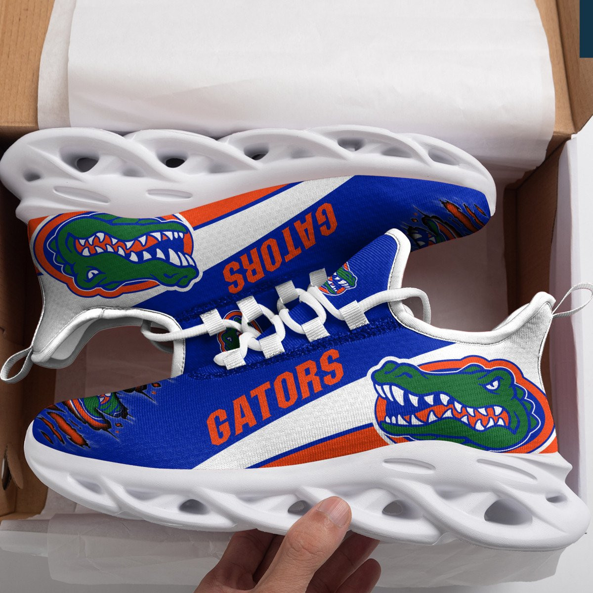 Florida Gators Yezy Running Sneakers 982