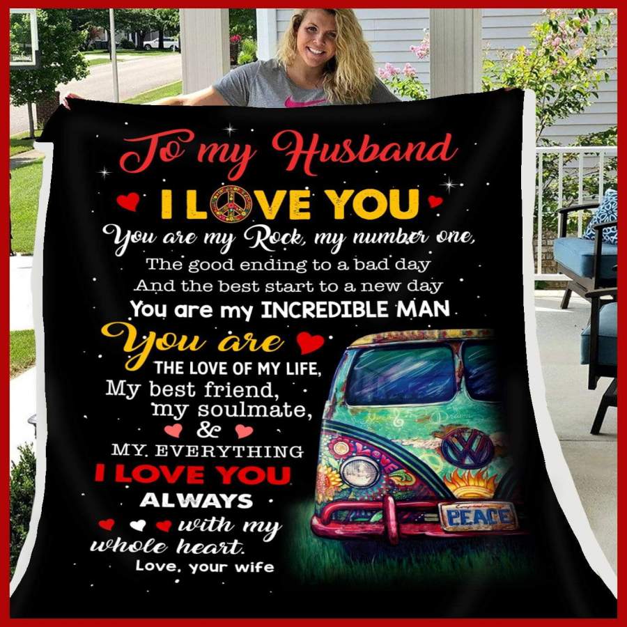 Blanket Gift For Husband You Are My Everything