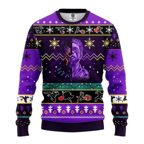 Black Panter Christmas Ugly Sweater