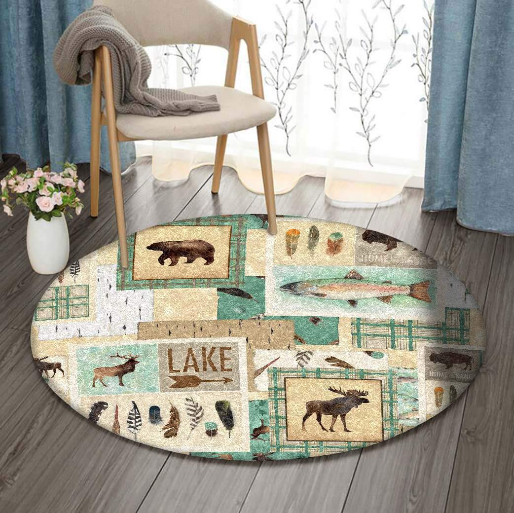 Animals Round Rug