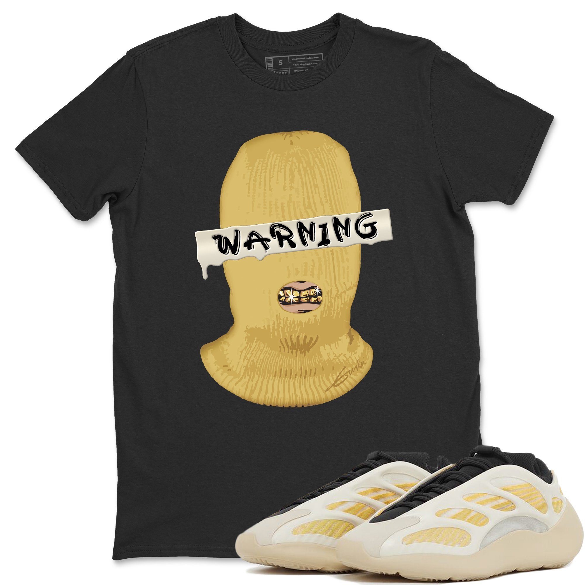 Warning T-Shirt – Yeezy 700 V3 Safflower