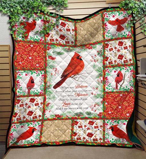 ViticStore™ Red Bird – Endless Love – rose red soft cotton king size quilt