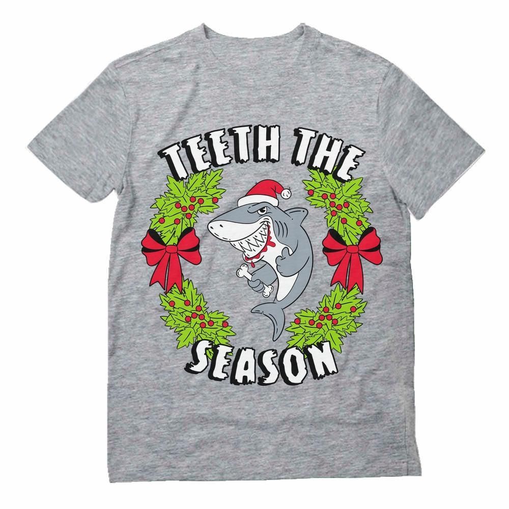 Teeth The Season Santa Shark Christmas Shirt