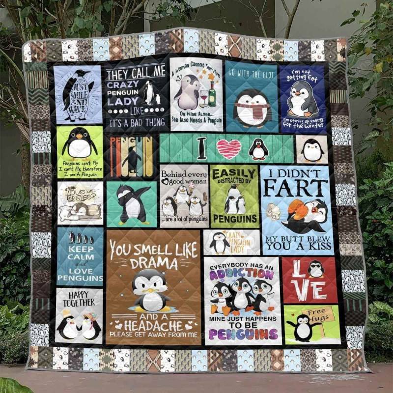 Crazy Penguin Blanket TH0207 Quilt