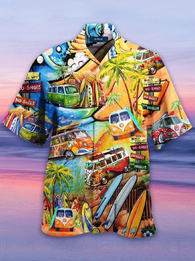 Hippie Bus Hawaii Shirt For Men Women Ha50791